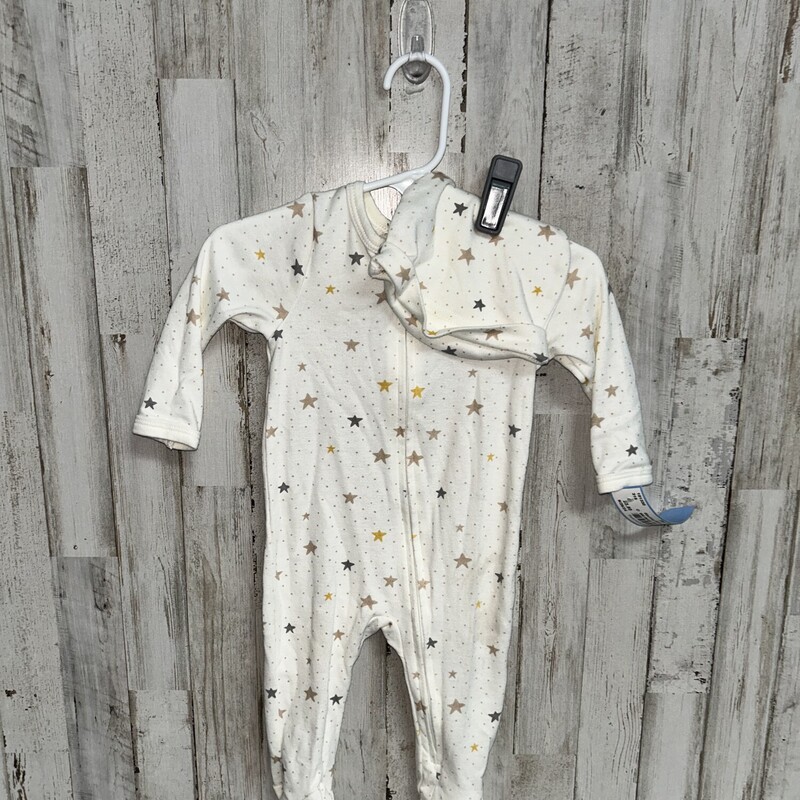 9M Beige Star Print Sleep