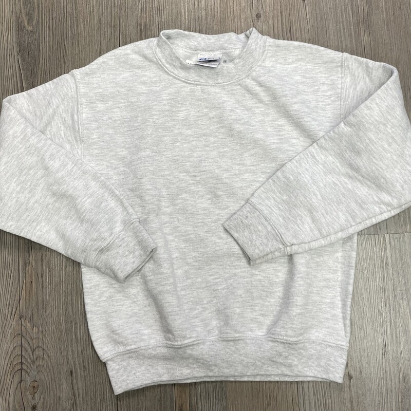 Gildan Sweatshirt, Grey, Size: 5-6Y