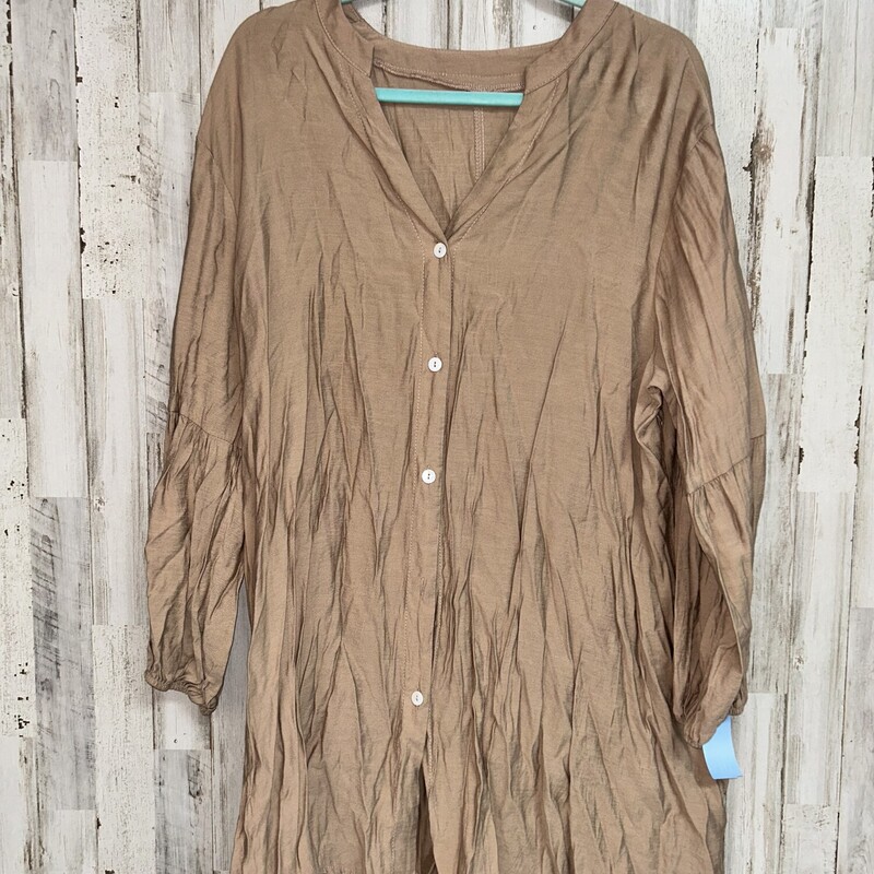 1X Tan Button Up Tunic