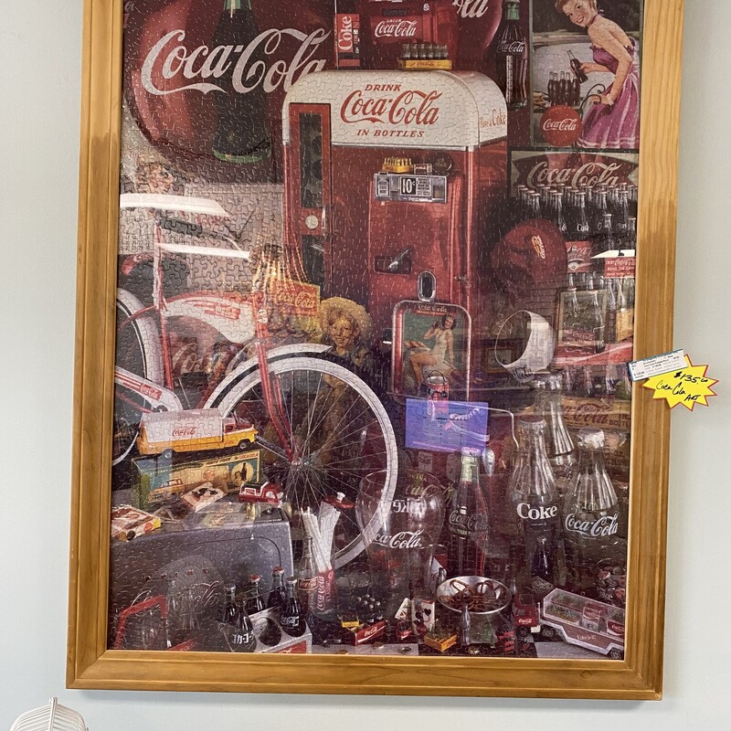 Coca Cola Framed Puzzle