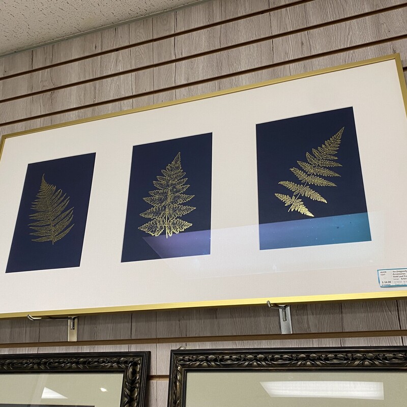 Gold Leaf Framed Art