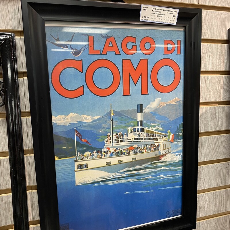 Lake Como Poster