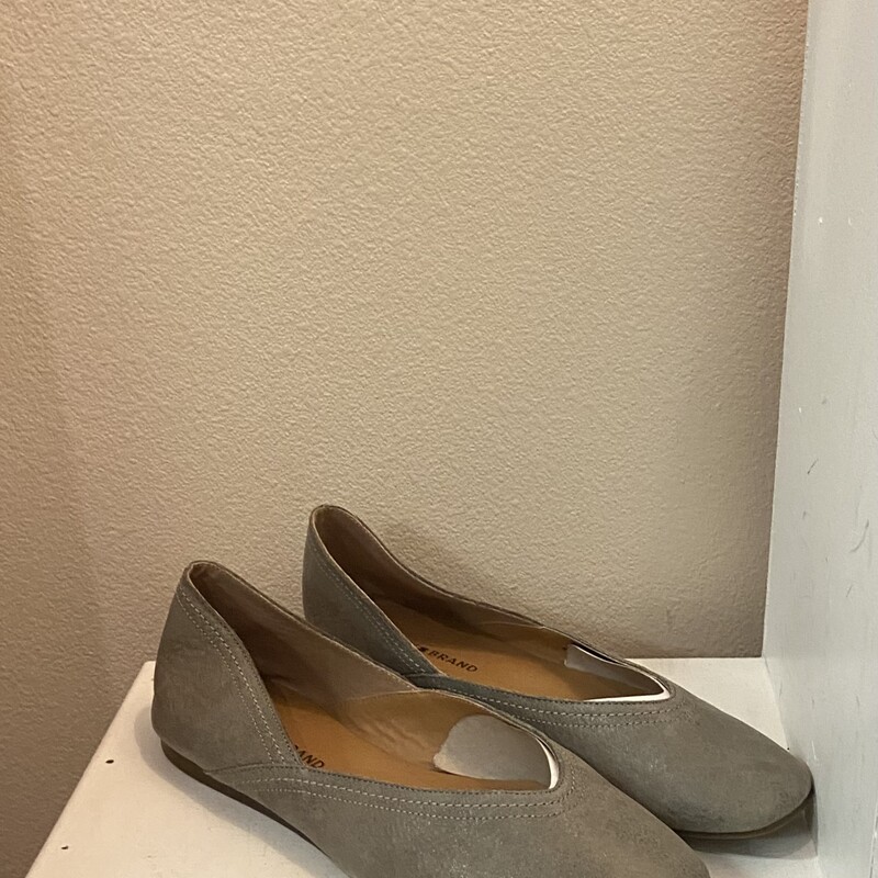 Taupe Lther Flat