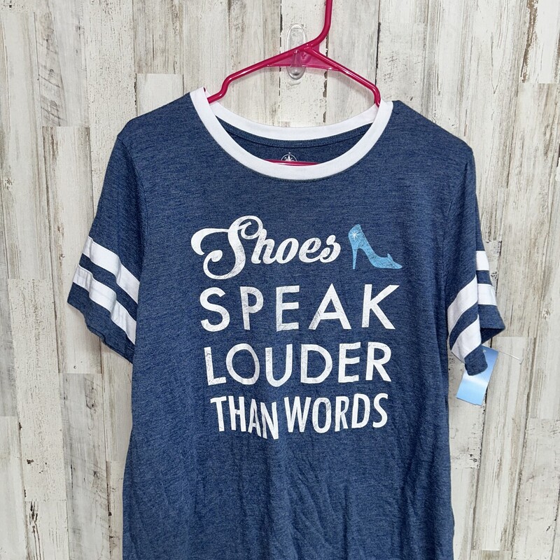 XL Blue Speak Louder Tee, Blue, Size: Ladies XL