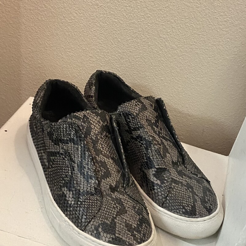 Gry/blk Snake Sneaker<br />
Gry/blk<br />
Size: 7