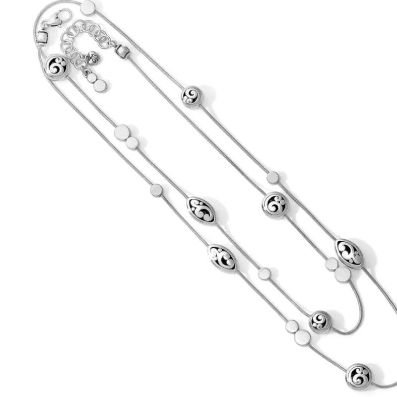 Brighton Contempo Long Necklace
Silver Size: 40L
Retails: $88+