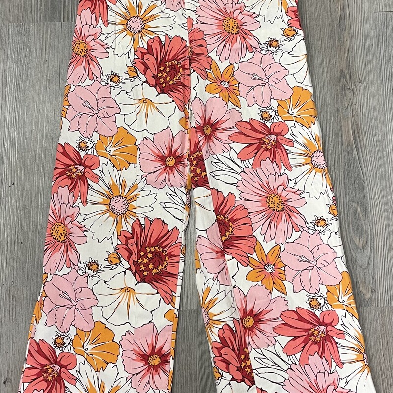 Floral Pants, Floral, Size: 10-12Y