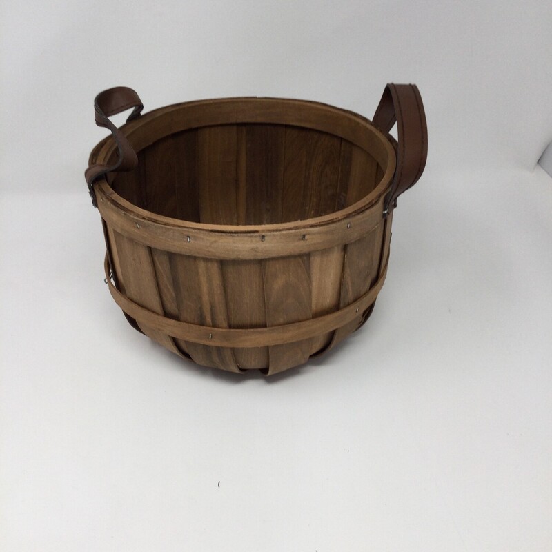 Basket W/handles, Brown, Size: 6X9