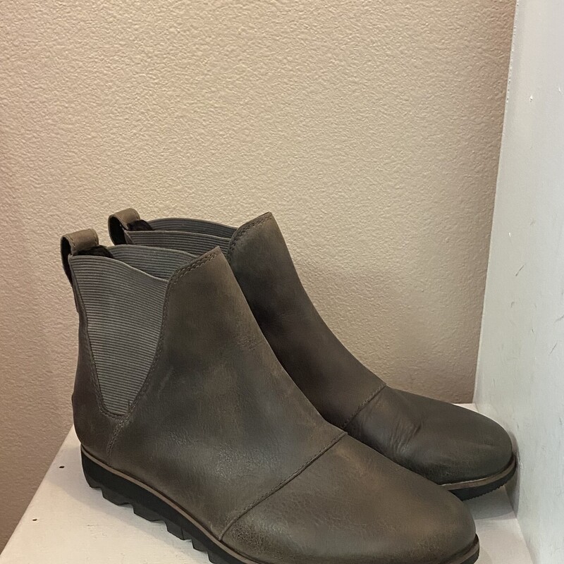 Olive Leather Boot