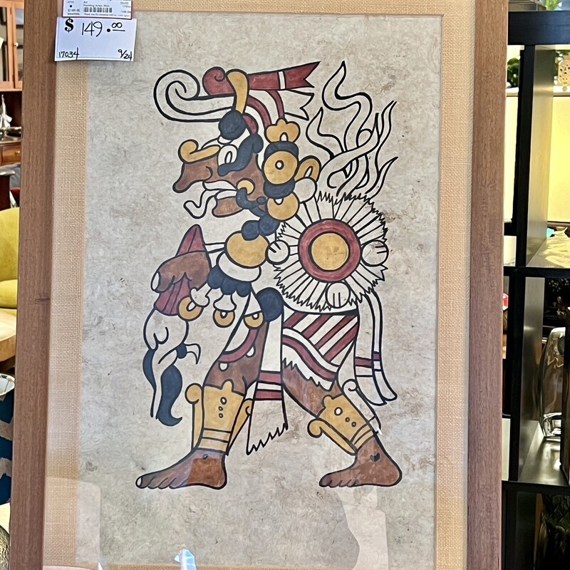 Painting Aztec Man
Size: 23x32