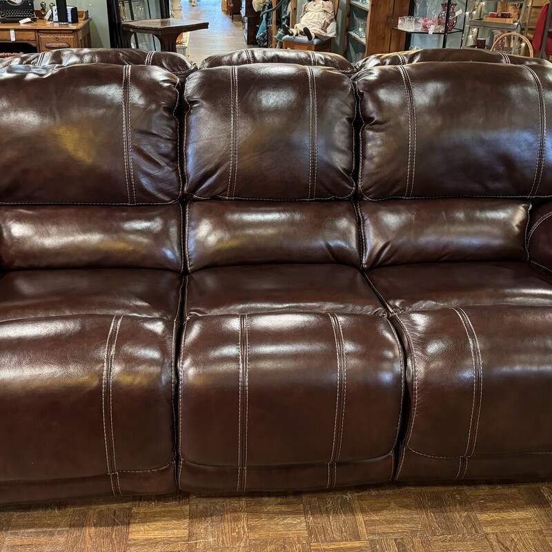 Flexsteel Lthr Reclining Sofa
39x93x44