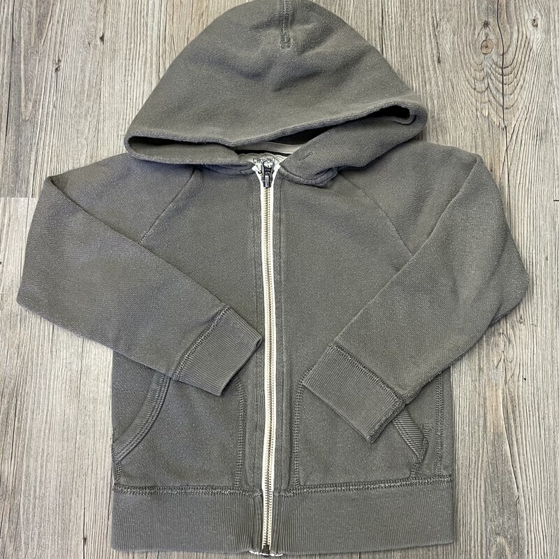 Crewcuts Zip Hoodie, Grey, Size: 4-5Y