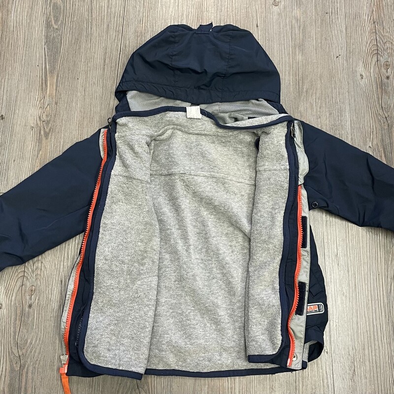 Gap 2 In 1 Jacket, Navy, Size: 4Y