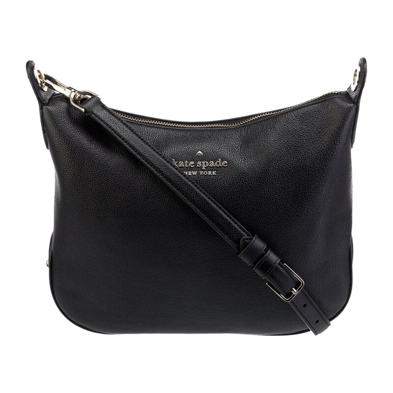 Kate Spade Rosie Crossbody<br />
2 interchangeable straps<br />
Black and Silver<br />
Size: 11x9H