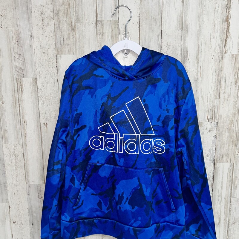 10/12 Blue Printed Hoodie