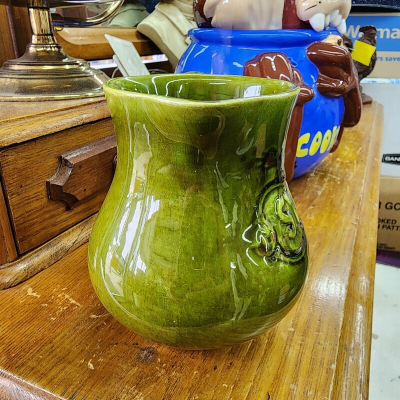 Los AngelesPottery  Pitcher, Green, Size: Syrup