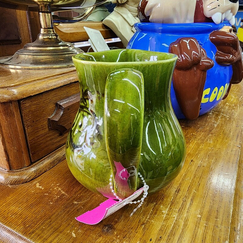 Los AngelesPottery  Pitcher, Green, Size: Syrup