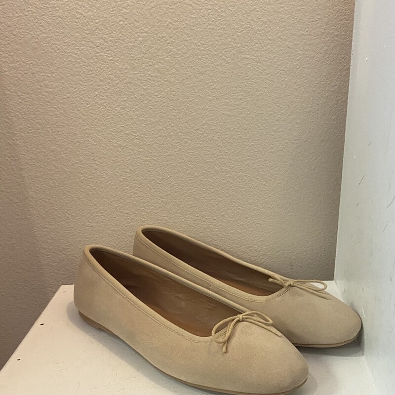 NEW Tan Suede Ballet Flat