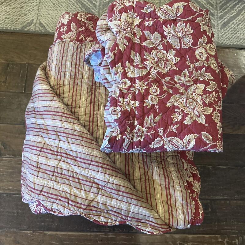 RH King Floral Quilt