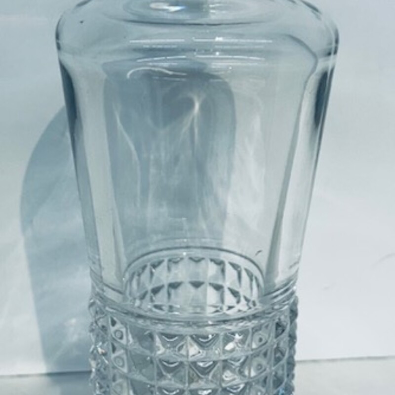 Czech Studded Whiskey Carafe
Clear Size: 5 x 9.5H