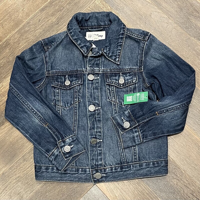 Gap Mickey Jean Jacket, Blue, Size: 5Y