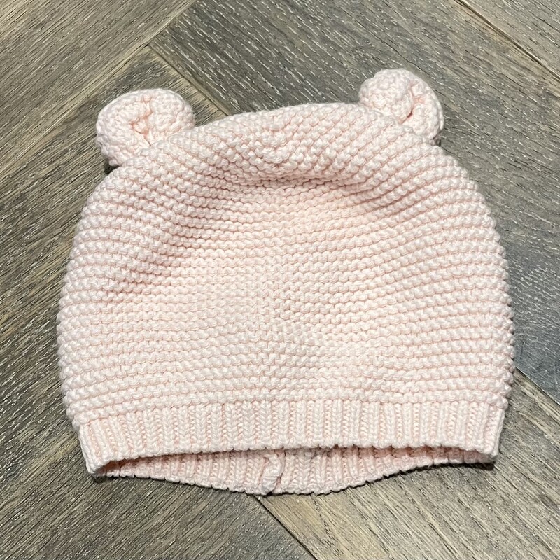 Gap Knit Bear Hat, Pink, Size: 0-3M