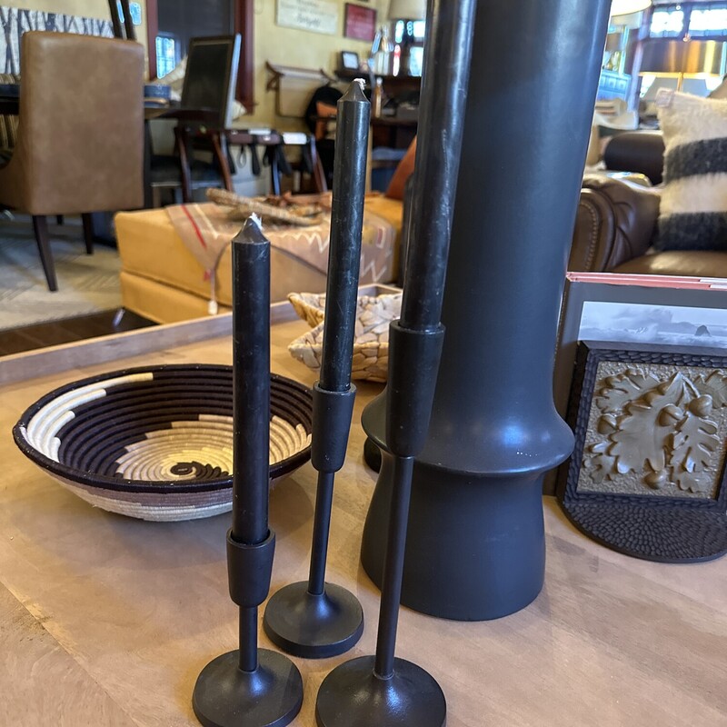 Anthropology Candlestick -  Set Of 3

Large:10 in.
Med:8 in.
Small: 5 in