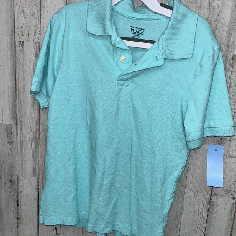 7/8 Mint Polo, Green, Size: Boy 5-8