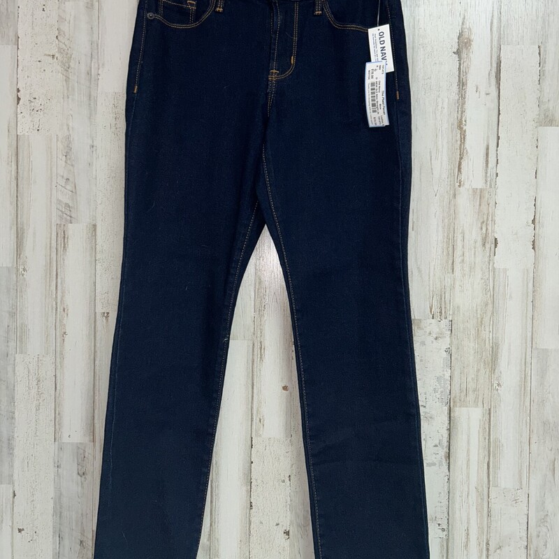 NEW Sz2 Slim Straight Jea, Blue, Size: Ladies S