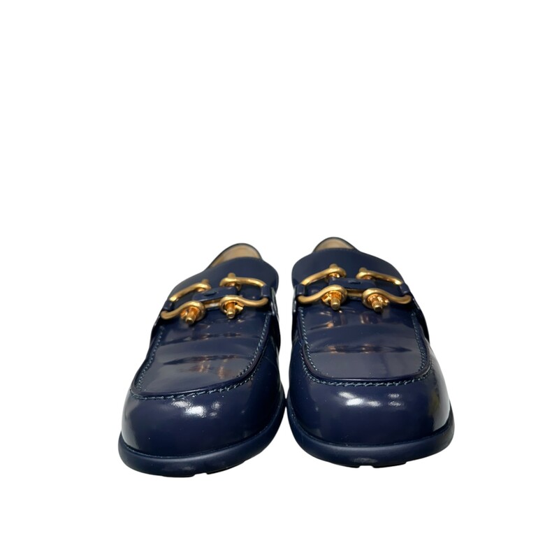 Bottega Venetta Monsieur, Navy, Size: 39.5<br />
<br />
In excellent condition.