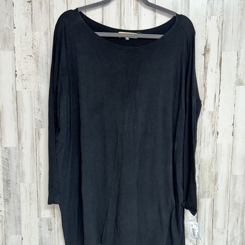 S Black Piko Top, Black, Size: Ladies S