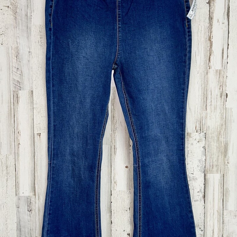 Sz10 Pull On Denim Flares