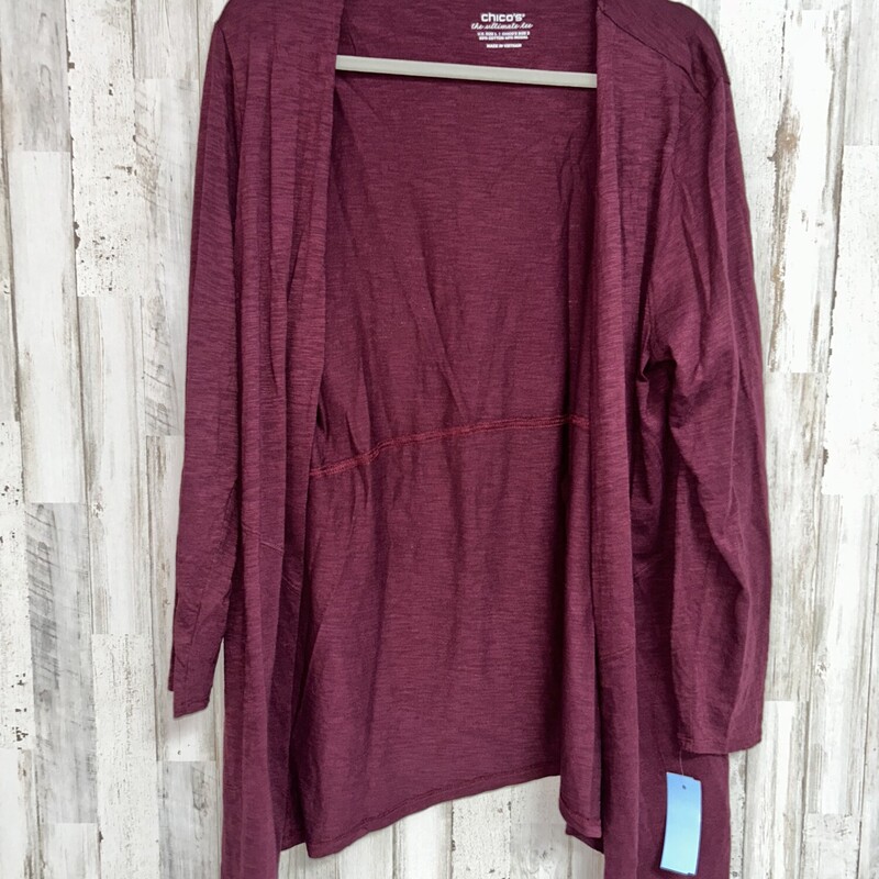 L Maroon Cardigan