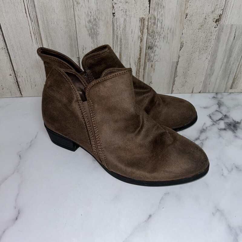 A6 Brown Booties, Brown, Size: Shoes A6