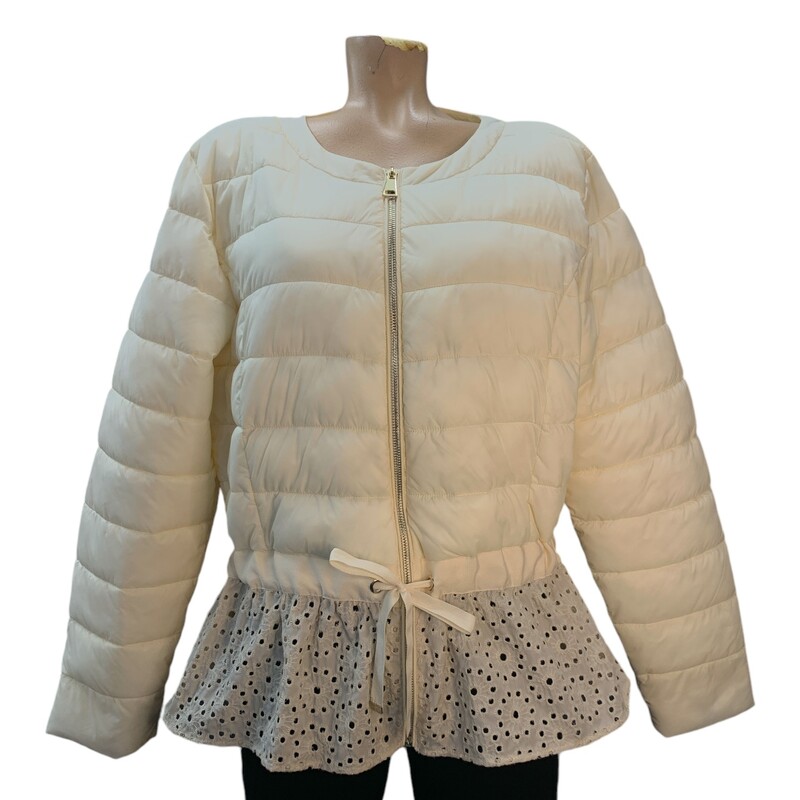 CREAM Sorona NWT S44, Cream, Size: L