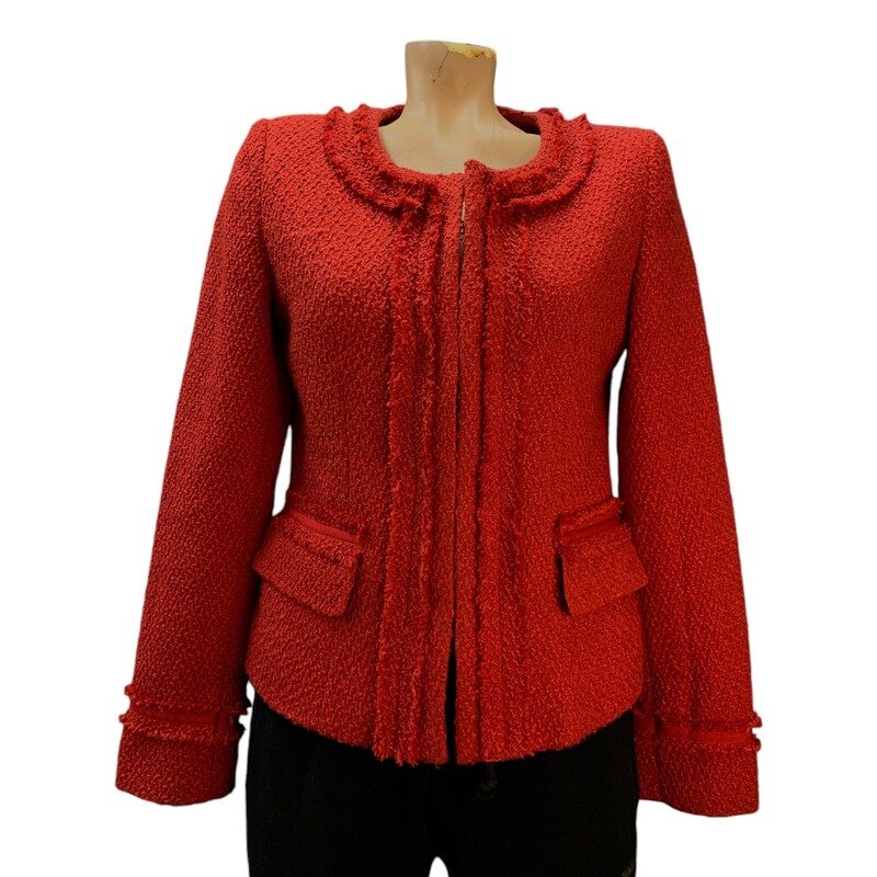 Della Spiga Italy Blzer, Red, Size: S