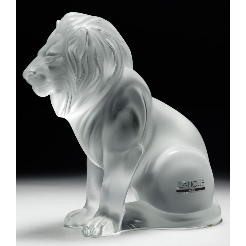 Lalique Bamara Lion
 Frost, Size: 7x8H