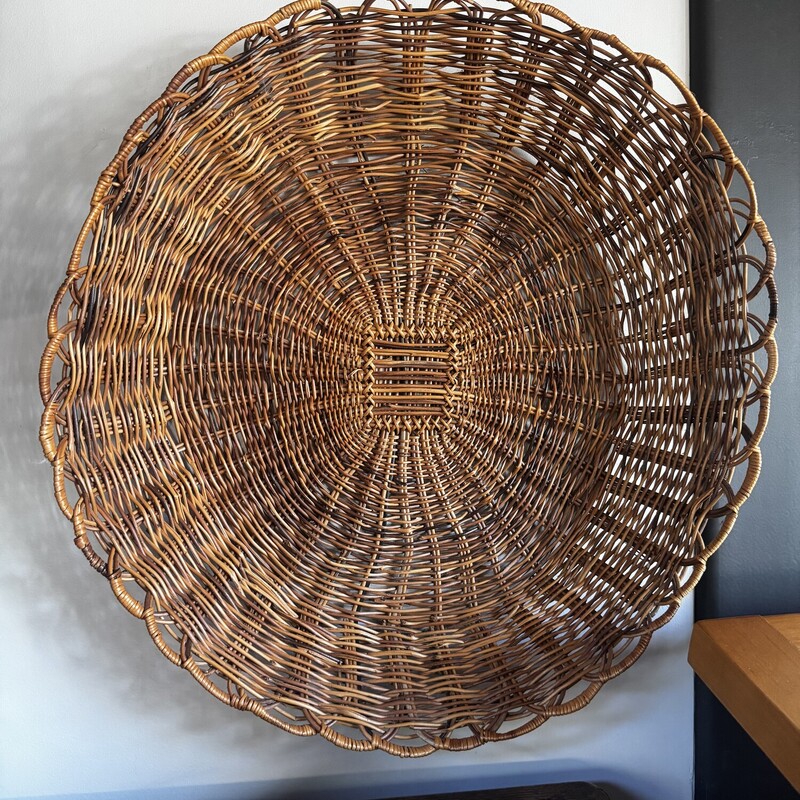 Hanging Wicker Basket