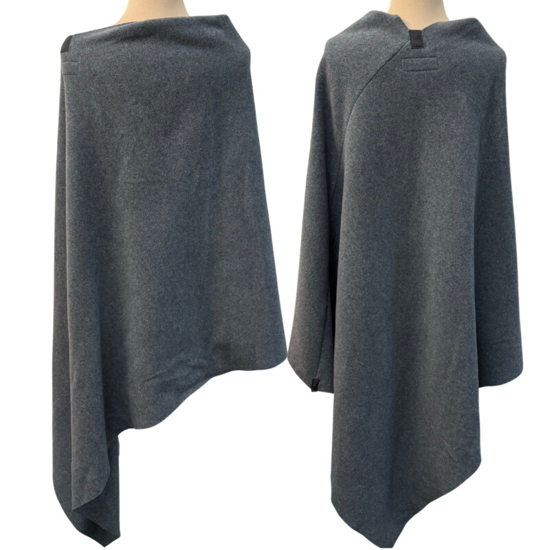 New Henriette Steffensen Poncho<br />
EcoLife Yarns<br />
Sustainable Fibers<br />
Retails for $95.00<br />
Color: Gray<br />
One Size