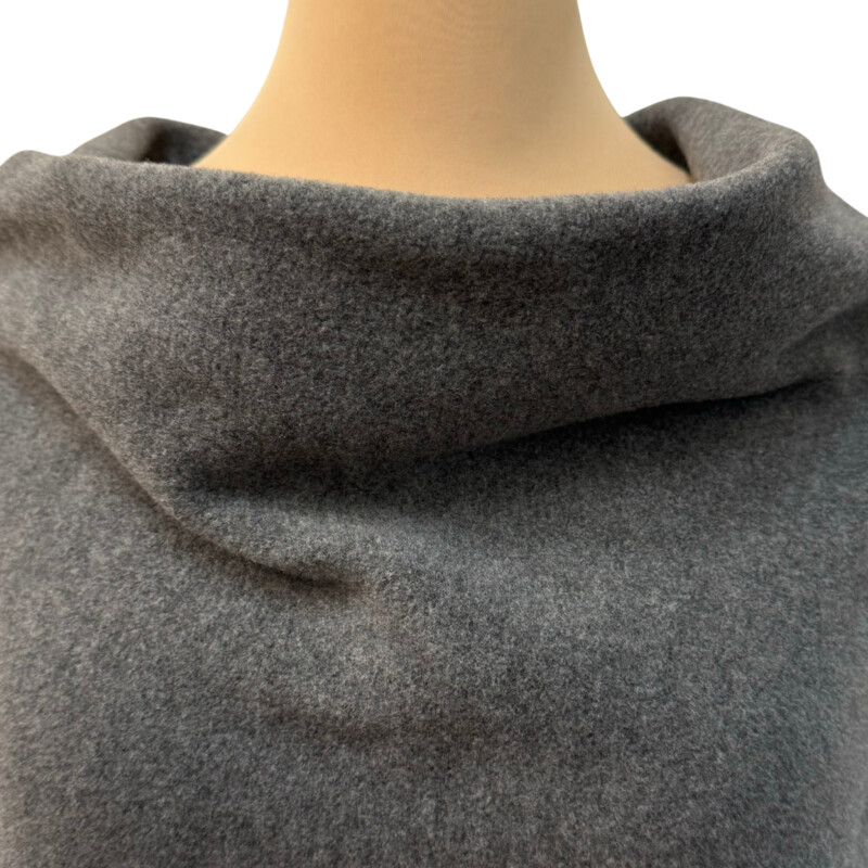 New Henriette Steffensen Poncho<br />
EcoLife Yarns<br />
Sustainable Fibers<br />
Retails for $95.00<br />
Color: Gray<br />
One Size