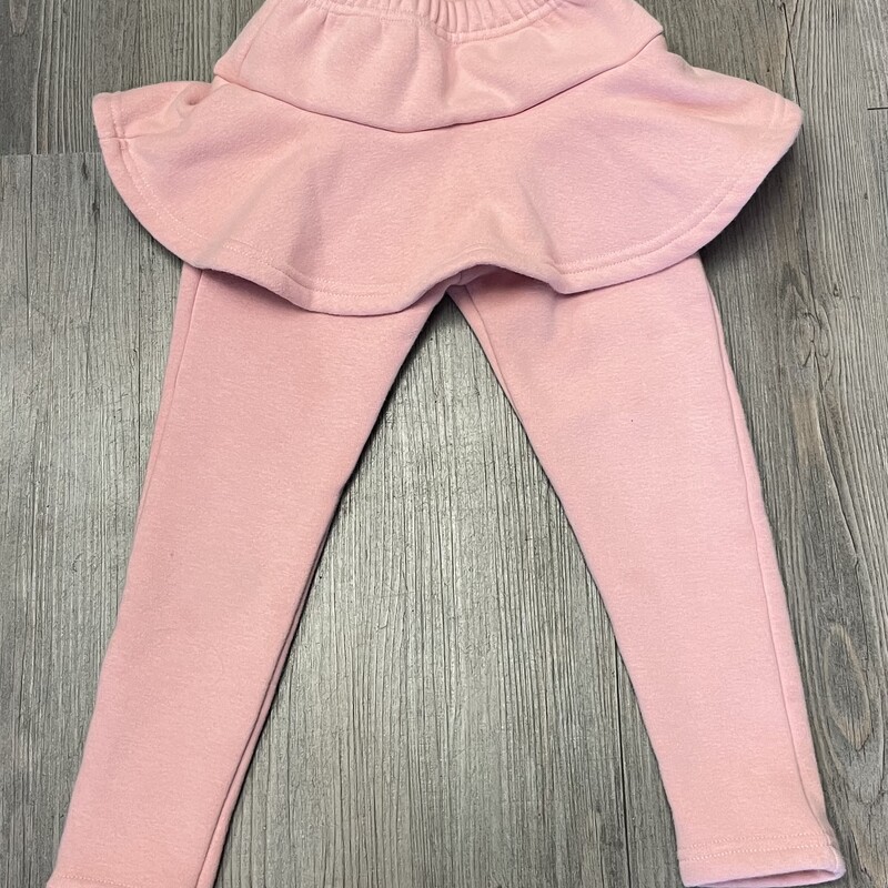 Peplum Lined Legging, Pink, Size: 3-4Y