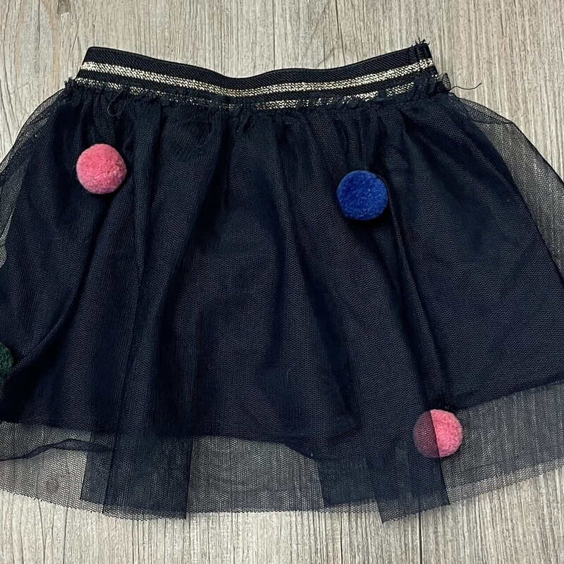 Blukids Pom Pom  Tutu, Navy, Size: 18-24M