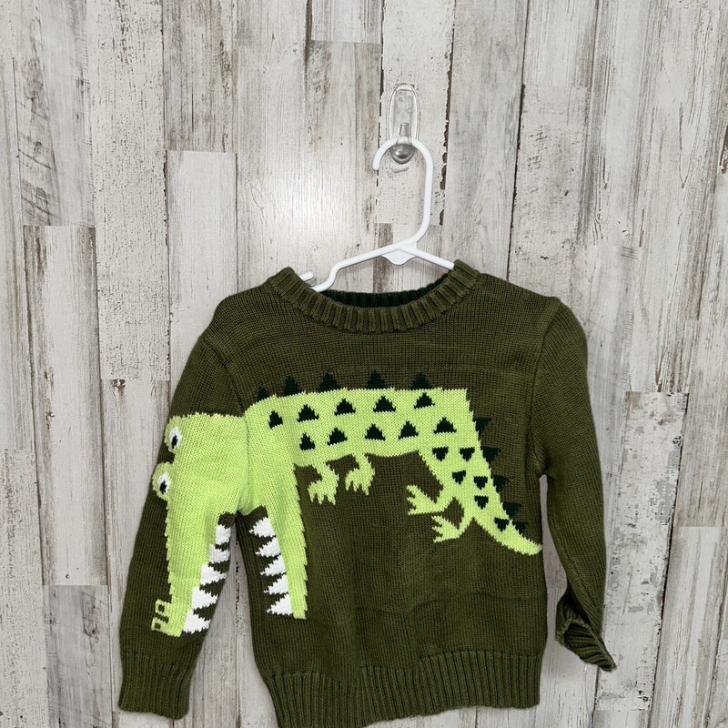 3T Green Gator Sweater