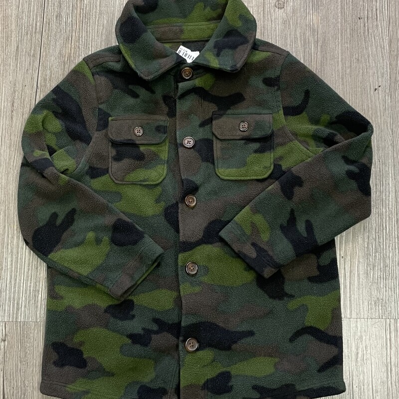 Old Navy Shacket, Camo, Size: 3Y