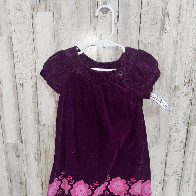 2T Purple Corduroy Dress, Pruple, Size: Girl 2T