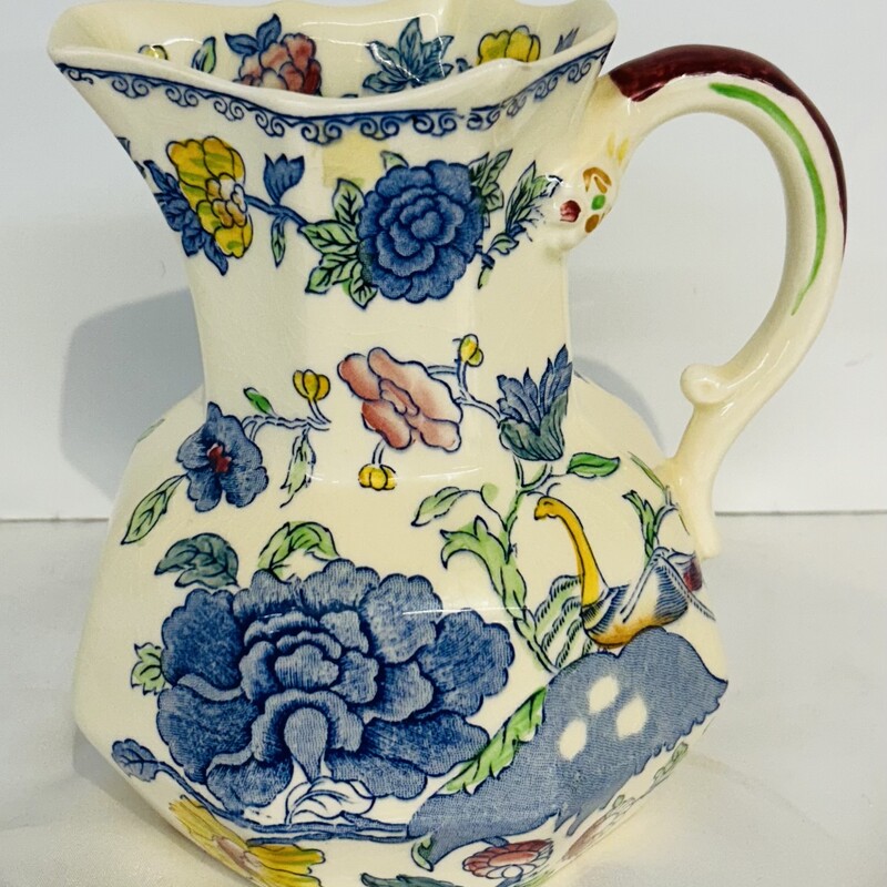 Mason Floral Pitcher
Blue Green Cream
Size: 6 x 6.5 H