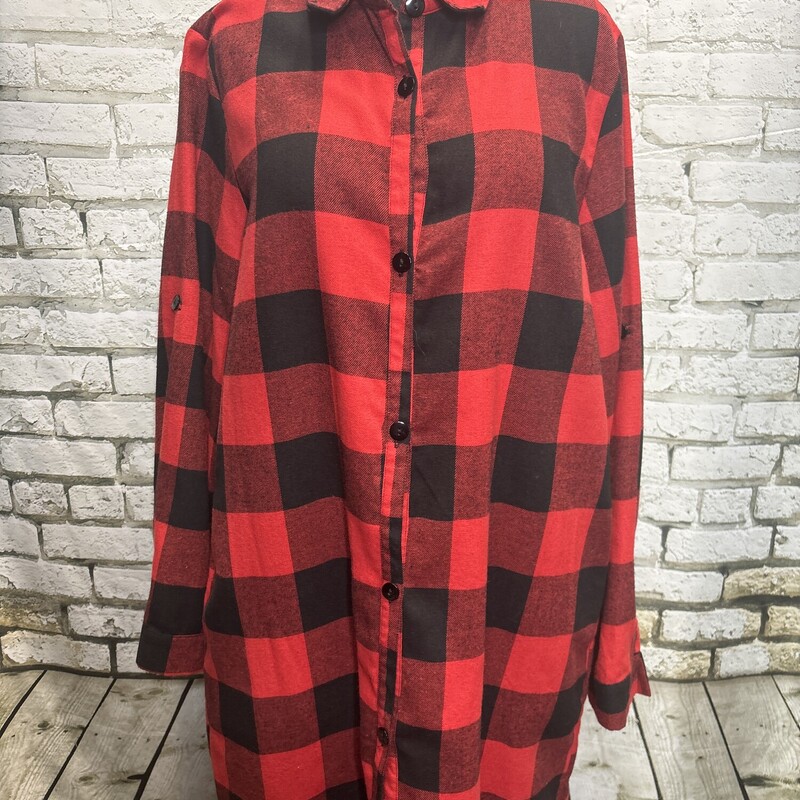 Sweet Lovely, Plaid, Size: Large