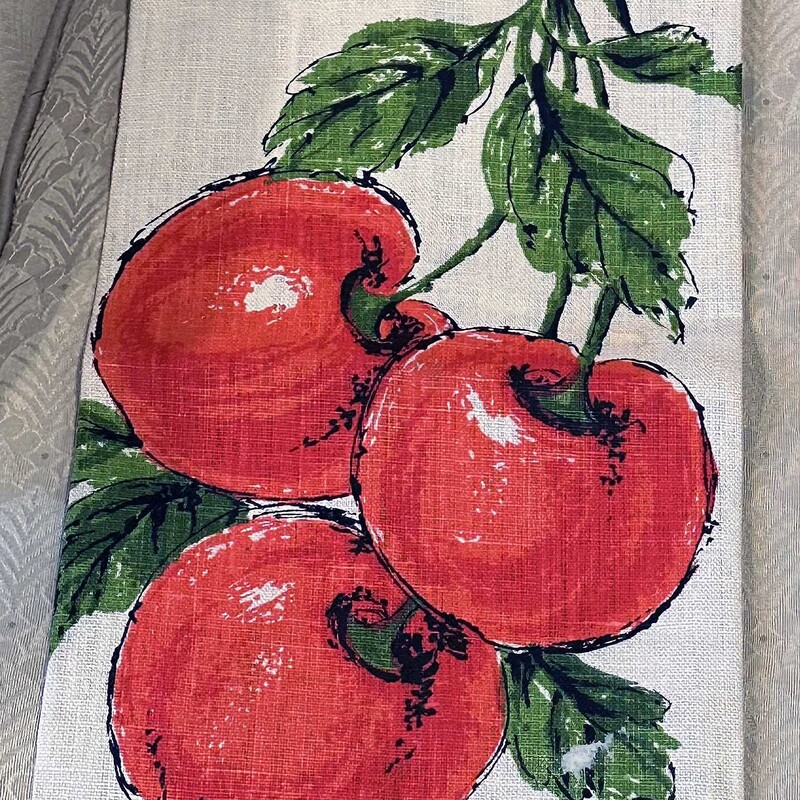 Apple Linen Towel 28x16