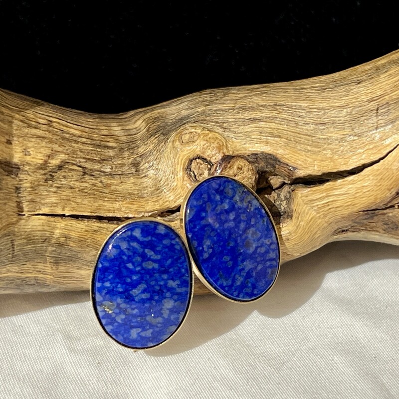 14k Lapis earrings