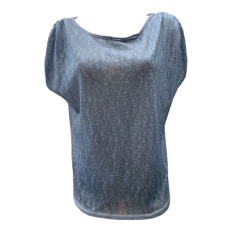 Made In Italy Top, Blue, Size: L